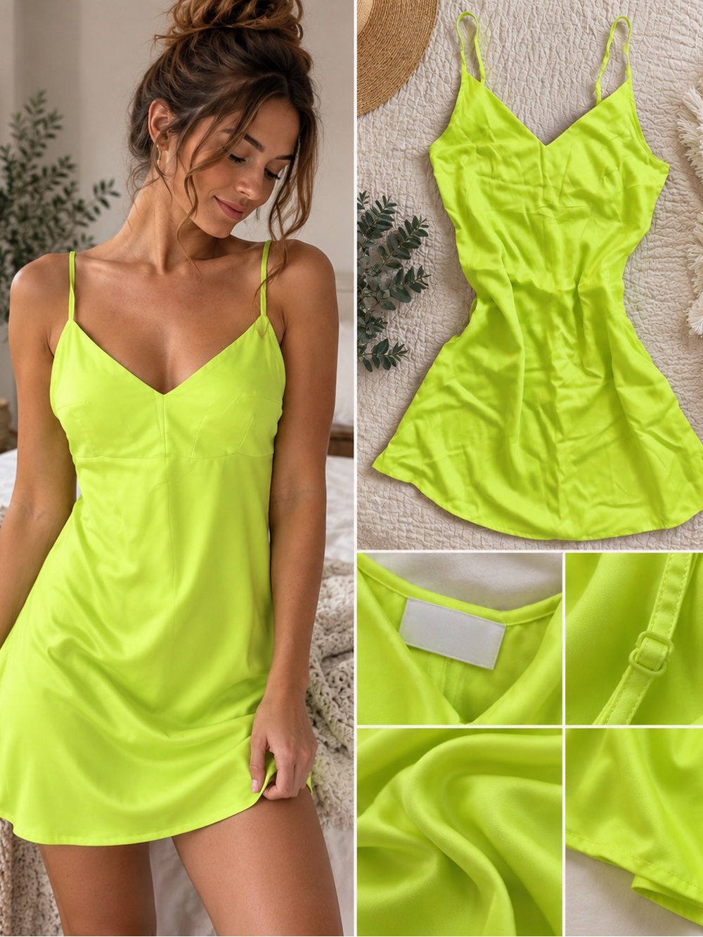 Ettitude CleanBamboo™ Pajama Sleep Dress MSRP $189 – Size Small